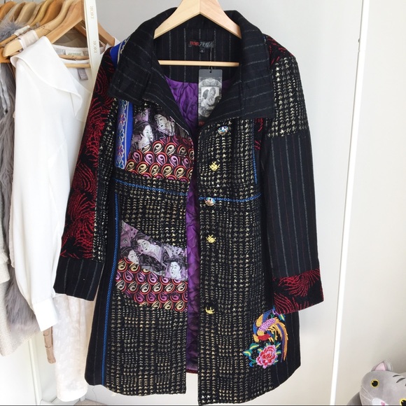 Fancy Embroidered Coat - Picture 1 of 7